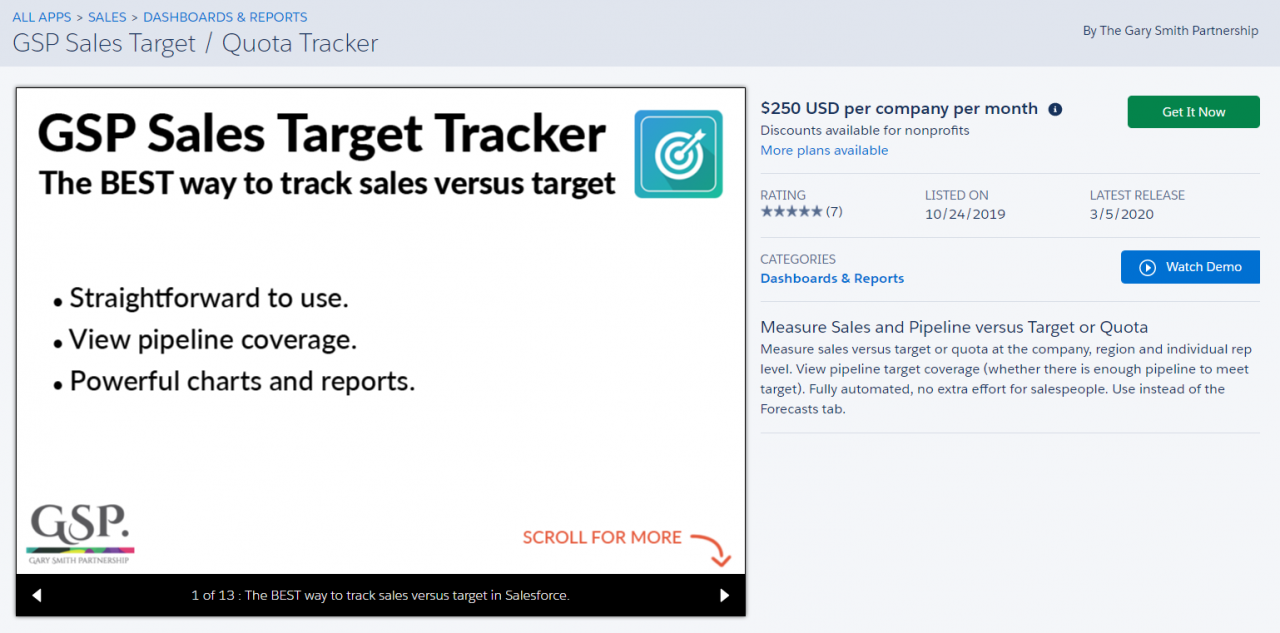 How To Measure Sales Versus Target In Salesforce