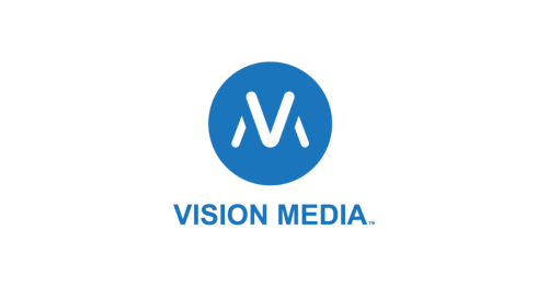 Vision Media Logo on a white background